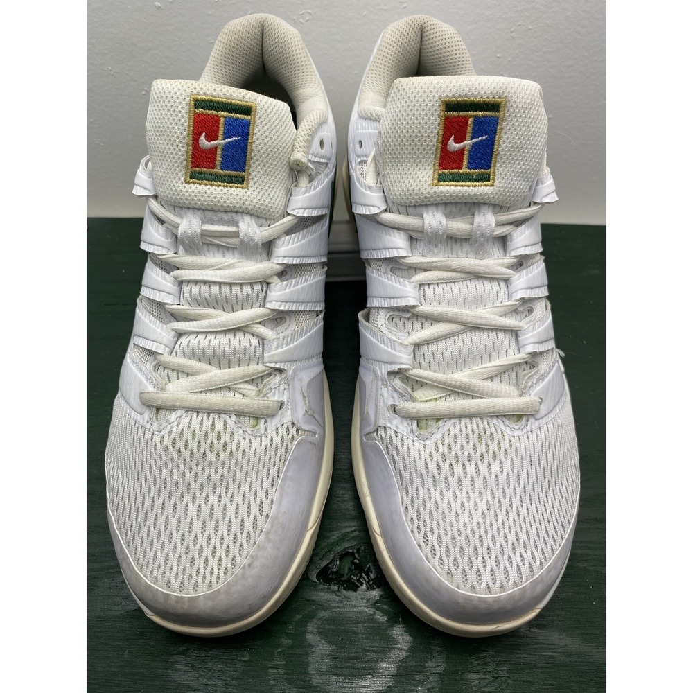 Nike Air Zoom Vapor X Tennis Shoes White Gorge Green AA8027-102 Womens 9